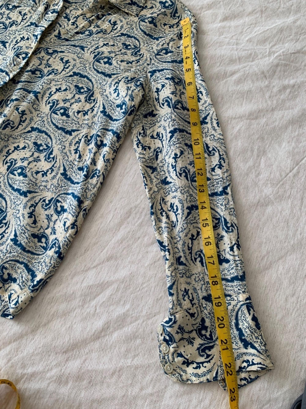 Ba&sh Paisley Print Top Blouse Size XS - Picture 7 of 9
